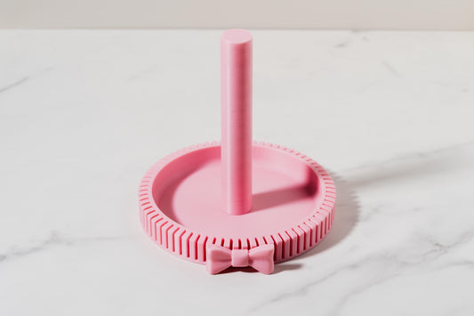 Bow Scrunchie Holder — Hair Accessory Stand & Jewelry Dish