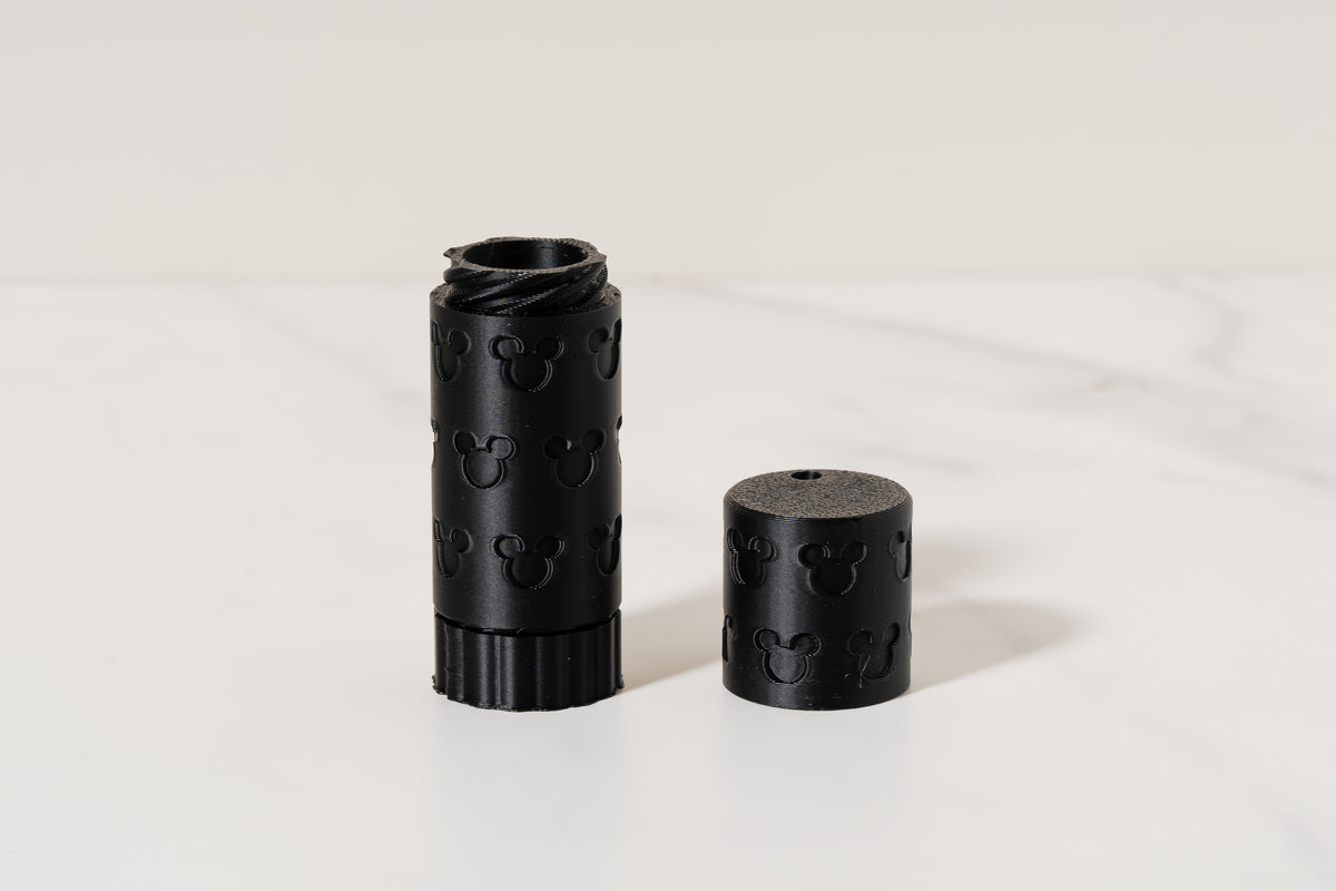 Mickey Patterned Lip Balm Cover— Functional Twist