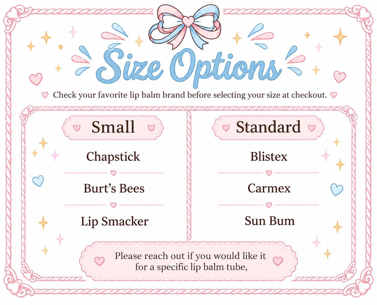 Stitch Lip Balm Cover - Functional Twist